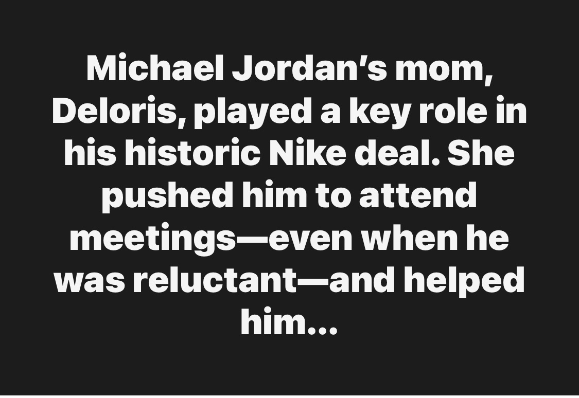 How Michael Jordan’s Mom Helped Him Become a Billionaire Through Nike Sneakers