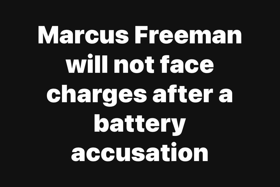 Marcus Freeman will not face charges after a battery accusation made by Chris Fleeger.
